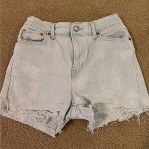 Levi's Light Wash Jean Shorts